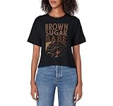 Brown Sugar Babe Black Prides For Women Melanin Women's Crop Top