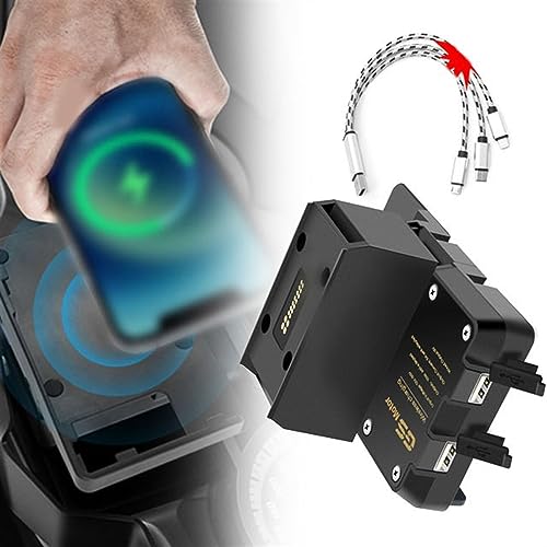 Support de navigation BMW R1200RT R1250RT moto avec chargeur USB sans fil