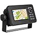 Price comparison product image CXD Marine Navigator Professional 4.3-Inch LCD Combined Marine GPS Navigator Transceiver with Multiple Monitors Supports SBAS Functionality,Black