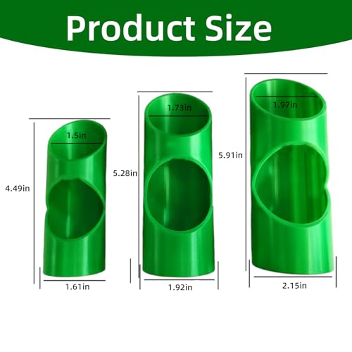 3 Stück Rohrisolierung Schaumstoff Werkzeug,Grün Gehrungslade Rohrisolierung,3 Modelle In Verschiedenen GrößEn,rohrisolierung Schneidehilfe für Kunststoffschaum,für HäUsliche Und Industrielle.