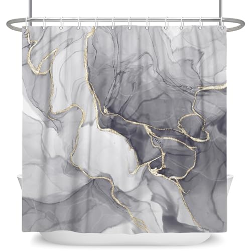 ASDCXZ Marble Shower Curtain 240x180 cm - Image 4