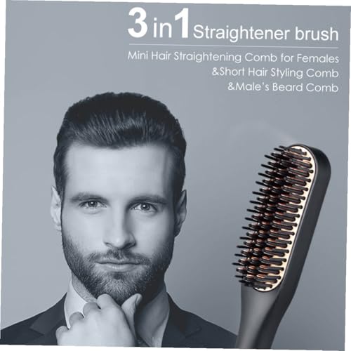 Cepillo eléctrico para barba y cabello Alipis negro miniatura 6