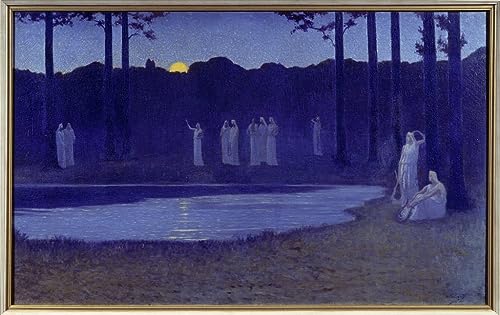 Affiche Décorative Chants De Nuit Alphonse Osbert Poster Art Symbolisme