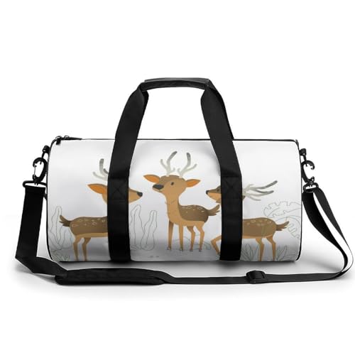 Sac week-end cerf dessin animé pour ranger vos affaires de sport