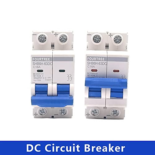 Disjoncteur MCB 2 pôles DC 250V interrupteur air voiture électrique - 7