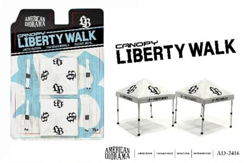 American Diorama 1/64 Liberty Walk Canopy Set de 2 miniatura 2