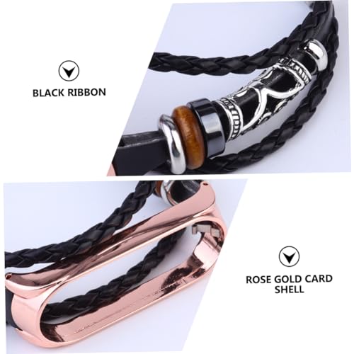Retro Metal Bead Band Diy Wristband Replacement for Watch Stylish Accessory3