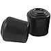 SoftTouch 4440895N Non-Marking Chair Leg Tip Protect Floors from Scratches with Anti-Skid Rubber Furniture, 1-1/4 Inch, Black