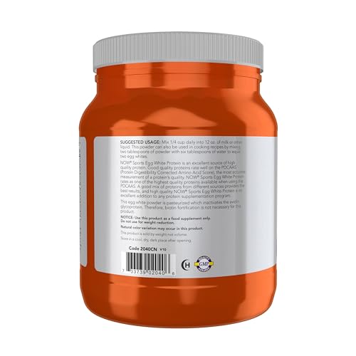 Now Foods 6545 Sports Nutrition, Egg White Protein thumb #2