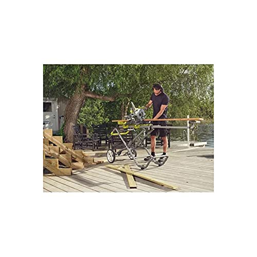 Pack RYOBI Scie à onglet radiale électrique EMS254L 254mm lame carbure SB254T48A1 - vue 3