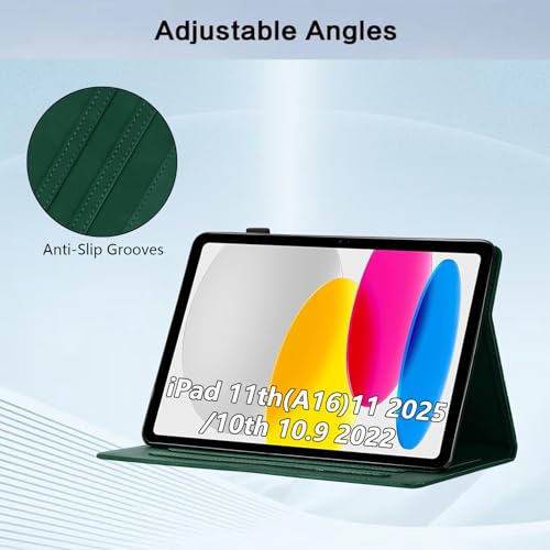 Coque iPad 10e génération motif fleur pour bureau et voyages - 7