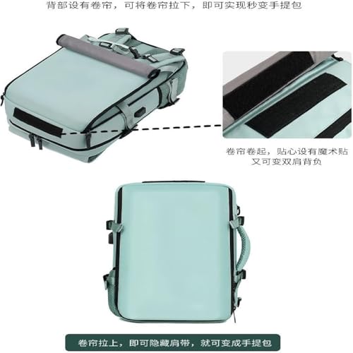 Travel Storage Backpacks Convertible Handbag Men's And Women's Travelling Duffel Bag A(Blue)3