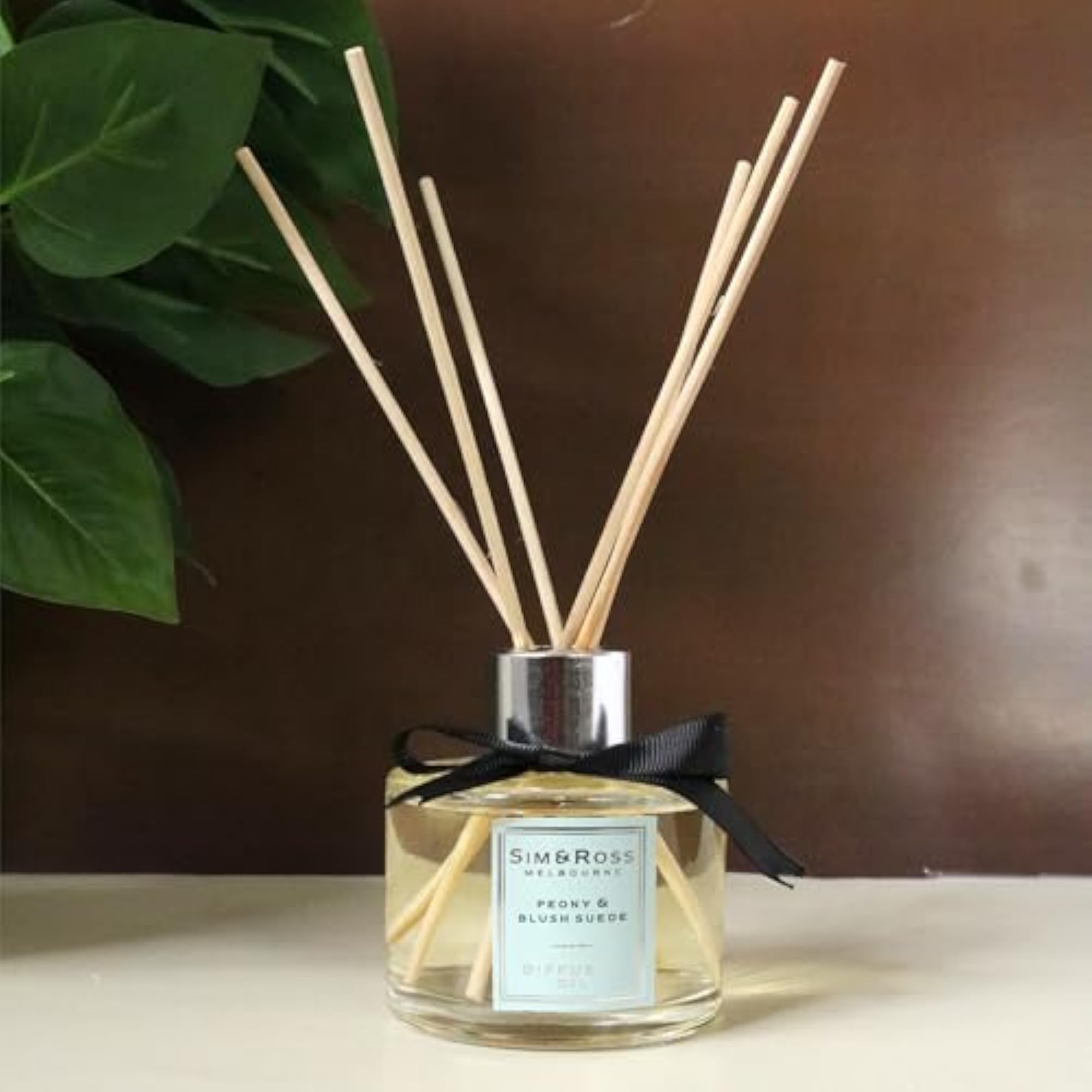 Peony & Blush Suede Reed Diffuser Set, Toxin Free