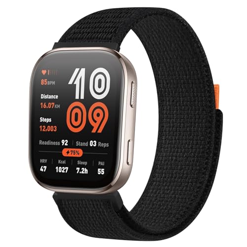 Bracelet en nylon 22mm AK pour Amazfit GTR 4 et Bip 5 6