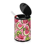 Ceniceros para cigarrillos, lindas sandías, kiwis, fresas, melocotón, latas, receptáculo de cigarrillos, bandeja para ceniceros para coches, portavasos, viajes, oficina en casa