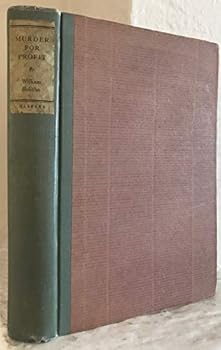 Hardcover Murder for Profit, First Edition (1926) Book