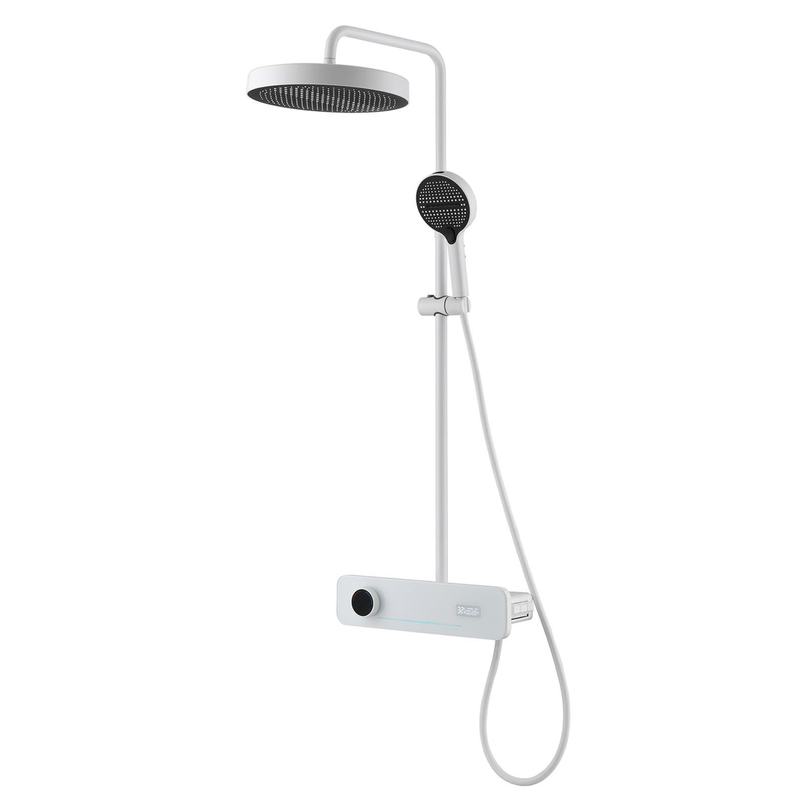Pommeau de douche à thermostat numérique et affichage LED de la température d'eau
