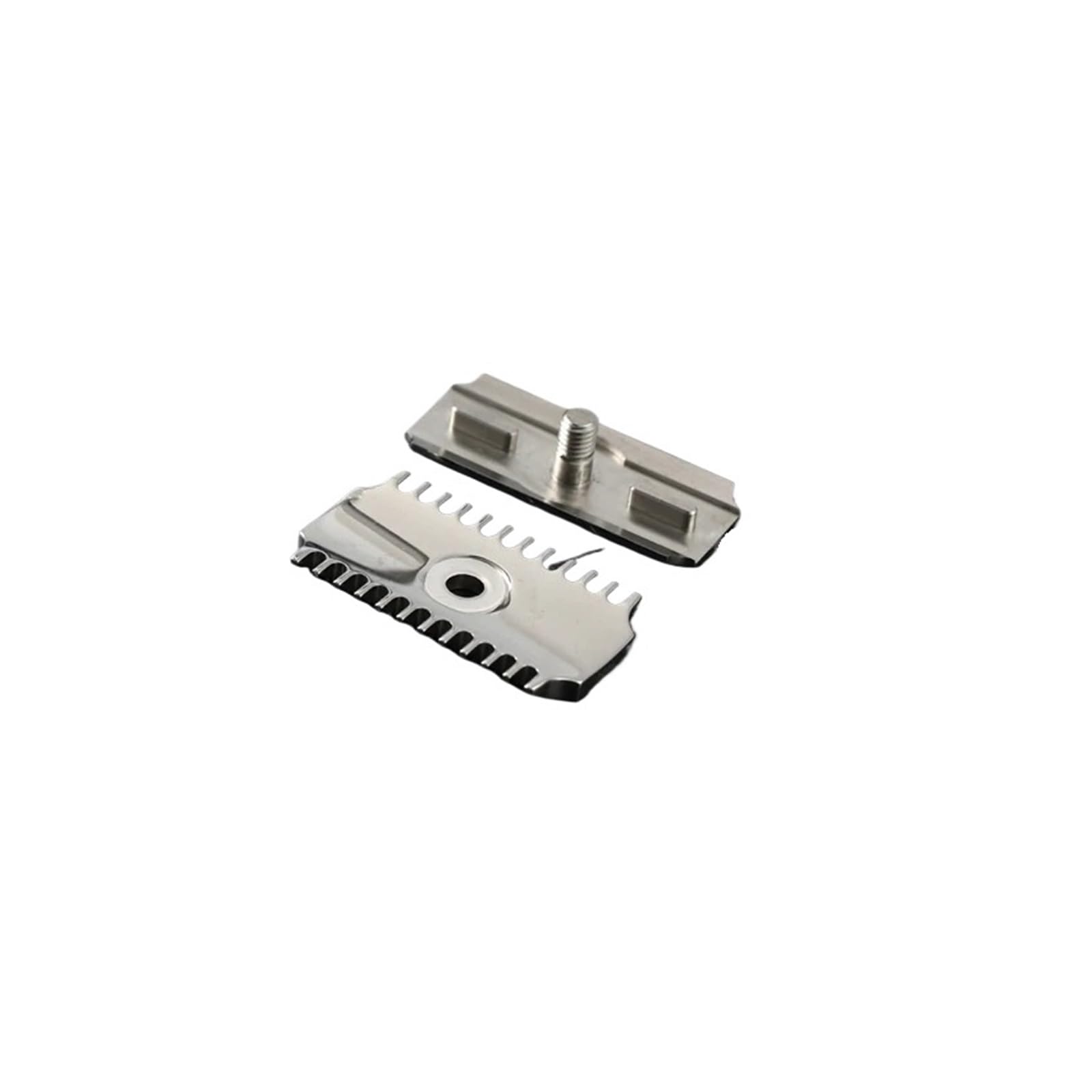 , Compatible Con YAQI, Cabezal De Afeitar De Seguridad De Doble Peine Pulido De Acero Inoxidable 316 Con Espacio De Hoja De 0,7mm