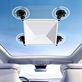 JCrunaway Starlink Mini Silikon Schutzhülle Saugnapfhalterung,Starlink Mini Zubehör Autohalterung Fensterhalterung Wohnmobil(Weiss)