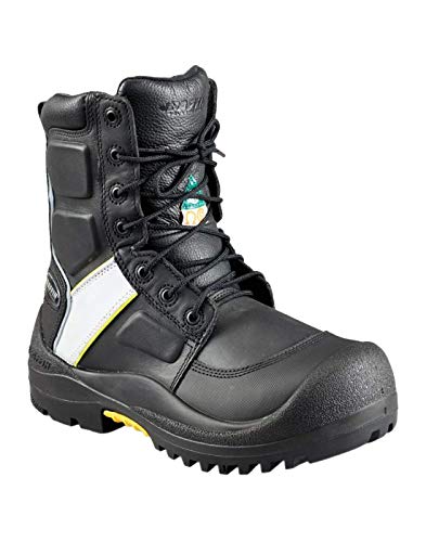 Baffin Men's Premium Hi-Vis Work Boot,Black/Hi/Viz,10 M US