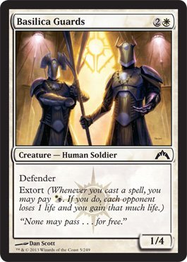 Magic The Gathering - Basilica Guards (5) - Gatecrash