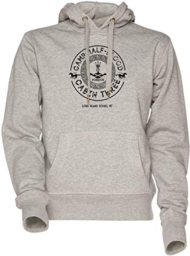 Sweat à capuche gris unisexe Percy Jackson Camp Half-Blood Poseidon Hoodie
