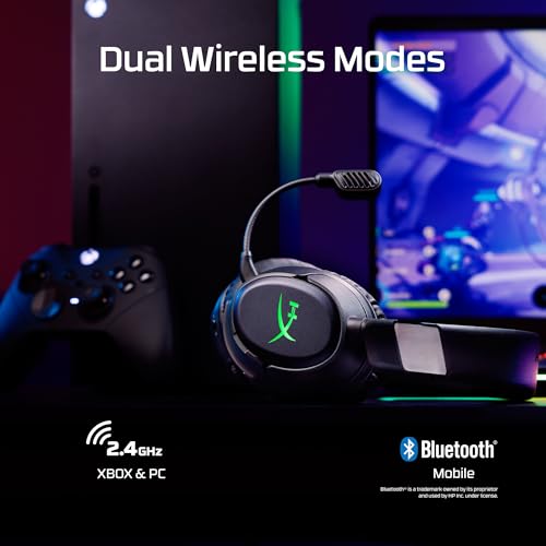 Image of HyperX CloudX Flight 2 - Wireless Gaming Headset (Black) - Xbox