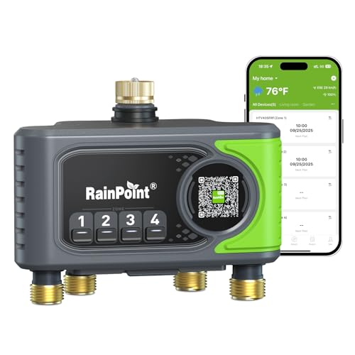 RAINPOINT WiFi Sprinkler Timer 4 Zone