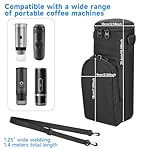 Portable Espresso Maker Carry Bag, Storage Case for Coffee Maker Mini Espresso Machine, Travel Coffee Maker Organizer Pouch with Capsule Storage Bag for RV Camping Car /Adjustable shoulder Strap - Image 2