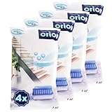 Orion Granulés déshumidificateurs 1 kg x 4 granulés de recharge absorbeur d'humidité chlorure de calcium Recharge universelle avec parfum contre l'humidité