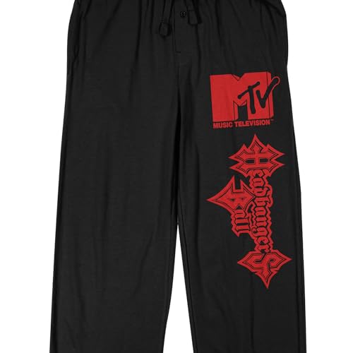 Headbangers Ball MTV Men's Black Sleep Pants2