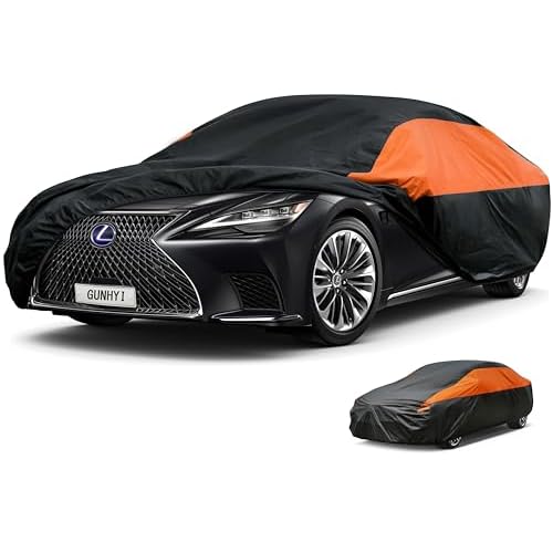 Lexus Car Cover Custom Fit Lexus is IS200 IS250 IS300 IS350 (2005-2014) Waterproof All Weather for Automobiles, Lightweight Full Exterior Cover Outdoor Sun UV Rain Dust Snow Wind Protection.