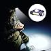 Xweptuy Headlamp, Waterproof Head Torch with Side Magnet, Angle Adjustable USB Headlamp Rechargeable, 2 Mode Headlight with 2 LED, Headlamp for Night Fishing, Riding, Emergency, Welding
