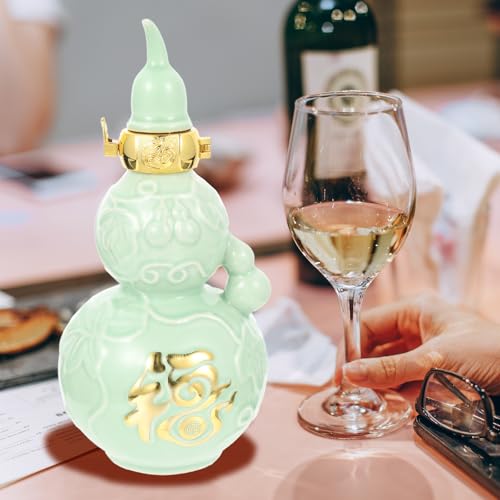 Botella Sellada para Licor con diseño de calabaza y cerámica de alta calidad 6