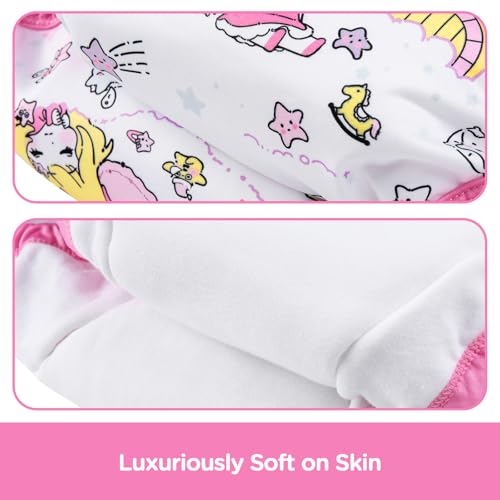 Image of Littleforbig Soft Silky Underwear Comfortable Washable Reusable Adult Training Pants - Fairy Littles in Dreamland Pattern Design L