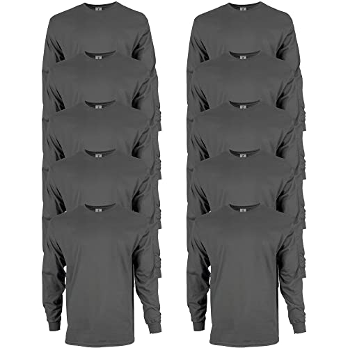 Image of Gildan Adult Ultra Cotton Long Sleeve T-Shirt, Style G2400, Multipack