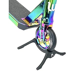 Ethic Stuntstep voor kinderen, parkeer/treet scooter, standaard voor 100-120 mm wielen, 24 mm breed, zwart + Fantic26…