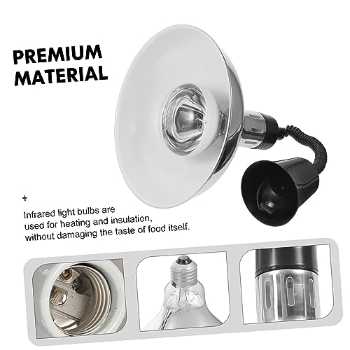 Lampe chauffante rétractable pour aliments contre le refroidissement des plats - 5