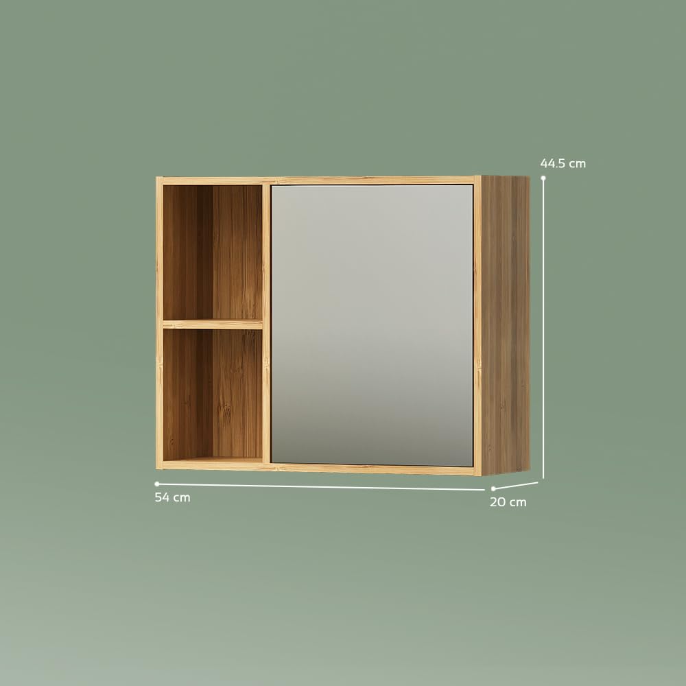 Livinity Armoire de Toilette Olona, Bambou, 54x44.5cm