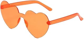 Heart Sunglasses for Women Baby Girl,Hot Party Neon Shades UV Protection 8069