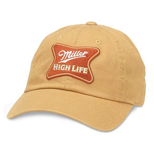 AMERICAN NEEDLE Miller High Life Beer Ballpark Adjustable Baseball Dad Hat