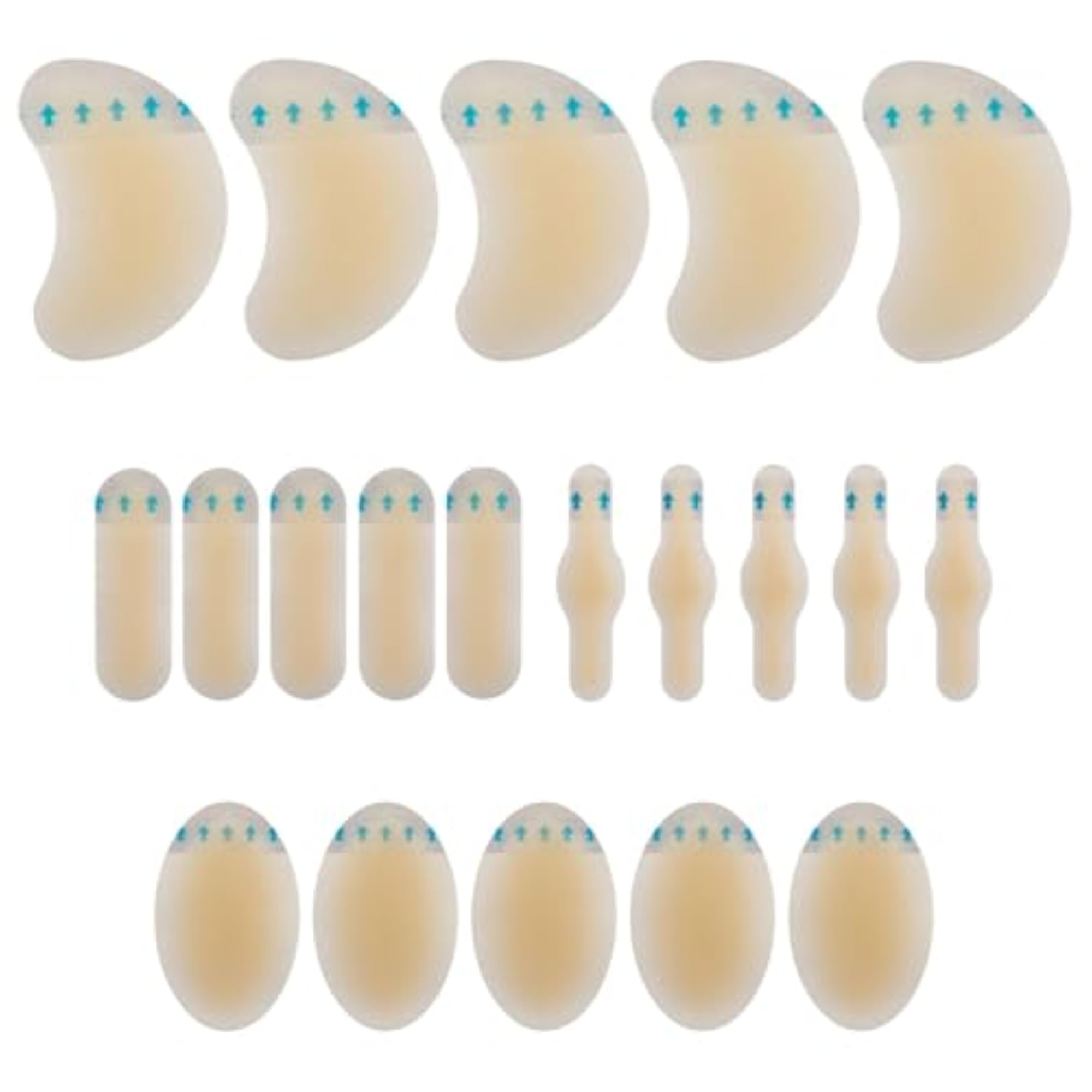 20x Heel Pads Invisible Non Slip Comfort Heel Grips