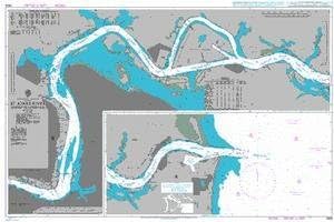 UKHO BA Chart 2808: St Johns River Mayport to Jacksonville