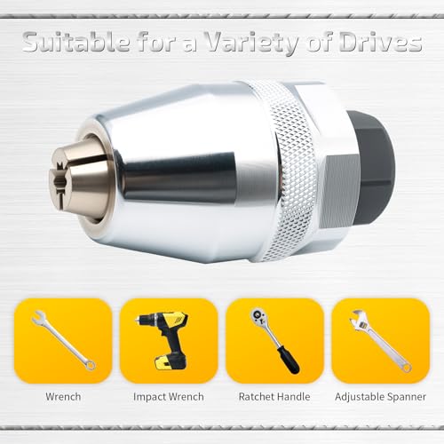 Image of Bolt & Stud Extractor Kit (1 /4 inch-3 /4 inch / 6-19mm) for Broken, Rounded, Seized, Rusted Bolts - Damaged Stud Remover Tool Set