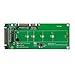 U.2 (SFF-8639) and SATA 7+15 Pin to M.2 SSD Adapter up to 110 mm Size
