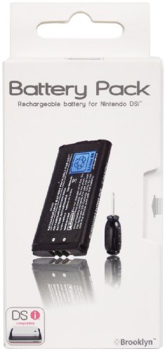 Vidis Brooklyn Battery Pack - Pila recargable (Litio-Ion, 650 mAh, Nintendo DSi, Negro) Black Cover