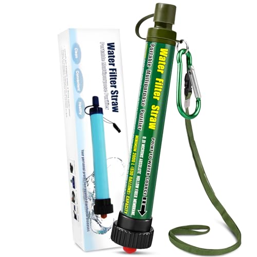 TEUEN Filtro de Agua 2000L Personal Sistema de Filtración de Agua...
