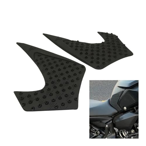 Traction latérale moto MT07 2013-2017 avec protection réservoir autocollante - 3