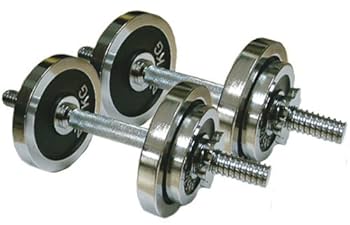 Amazon | マルシン産業 NorthwaySports クロームダンベル10kg2本