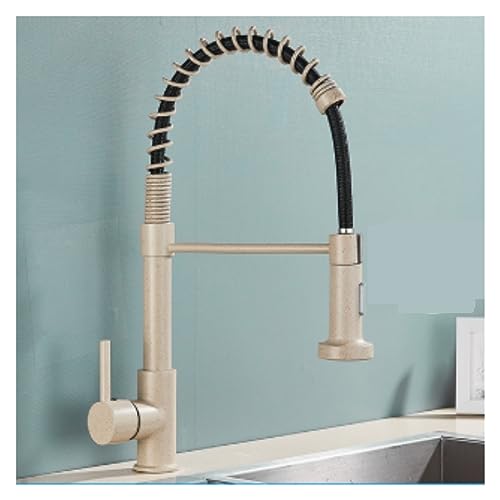 Mitigeur cuisine douchette extractible eau chaude froide noir mat